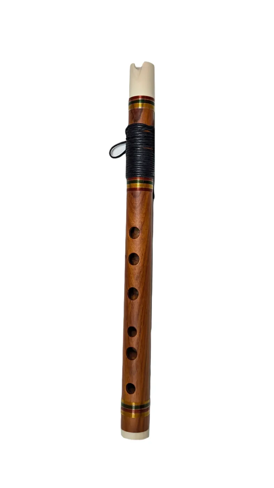 Quena Madera Bisel/Hueso